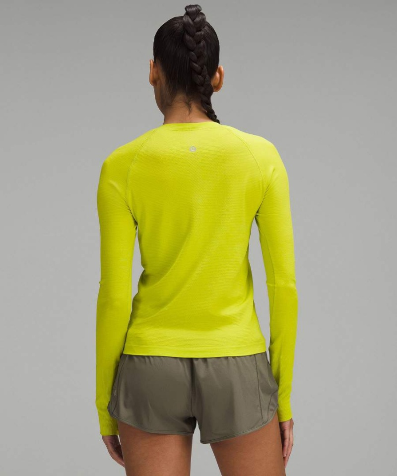 Lululemon Swiftly Tech 2.0 Race Length Långärmad Tröja Dam Lila Lila Sverige | UINTPR173