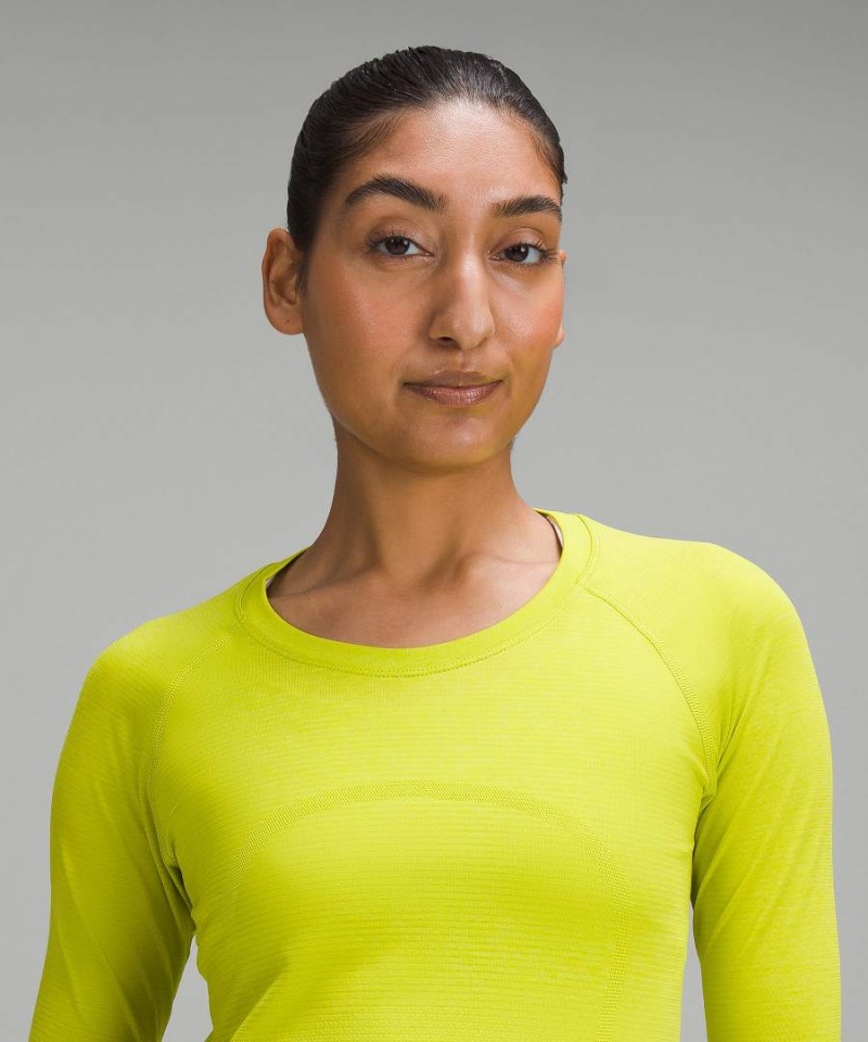 Lululemon Swiftly Tech 2.0 Race Length Långärmad Tröja Dam Lila Lila Sverige | UINTPR173