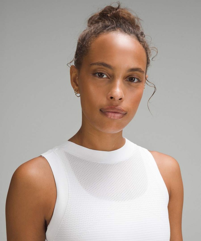 Lululemon Swiftly Tech Cross-Back Tennis Klänning Dam Vita Vita Sverige | WZKLYF057