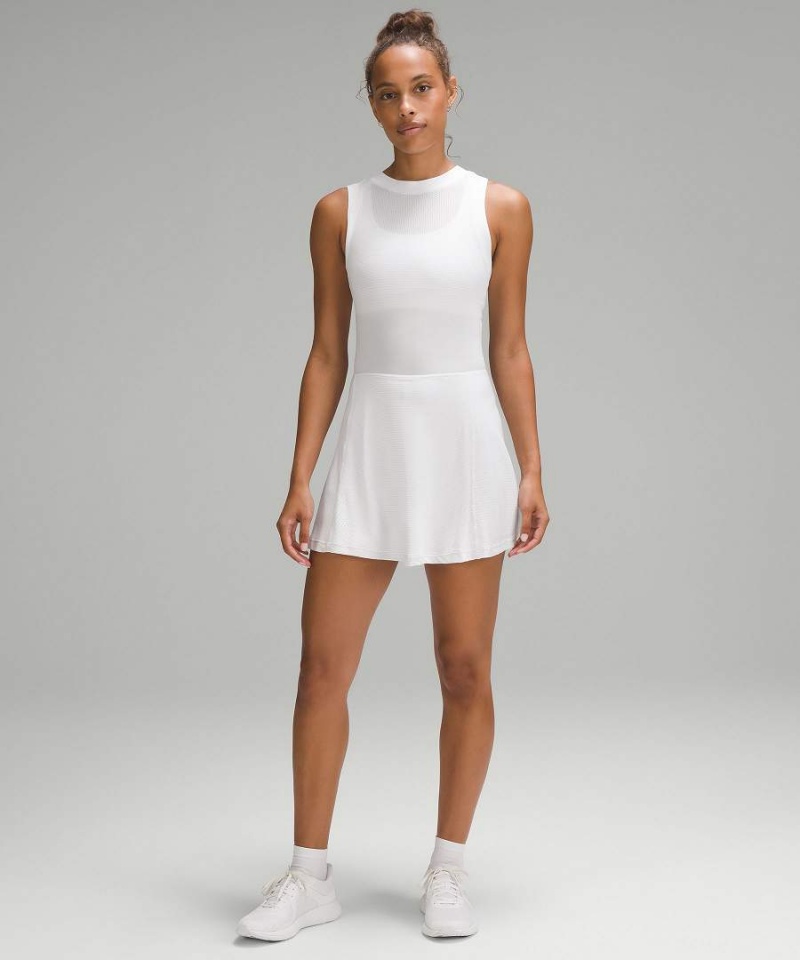 Lululemon Swiftly Tech Cross-Back Tennis Klänning Dam Vita Vita Sverige | WZKLYF057