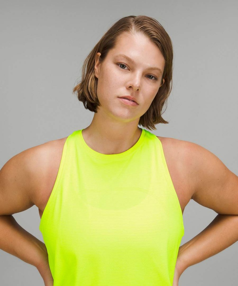 Lululemon Swiftly Tech High-Neck 2.0 Race Length Linne Dam Gula Gula Sverige | YCQTLO107