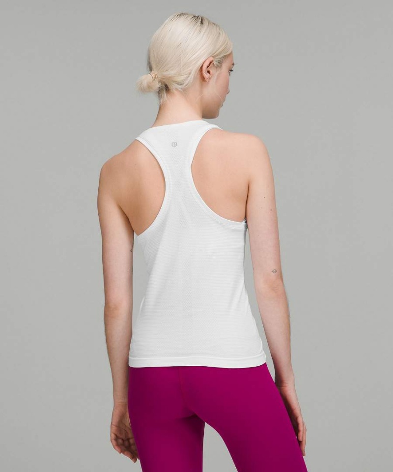Lululemon Swiftly Tech High-Neck 2.0 Race Length Linne Dam Vita Vita Sverige | HANQKE947