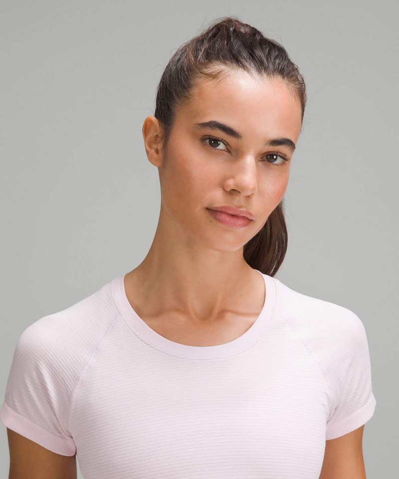 Lululemon Swiftly Tech Korta-Sleeve 2.0 T-shirt Dam Rosa Rosa Sverige | IHYNUE172