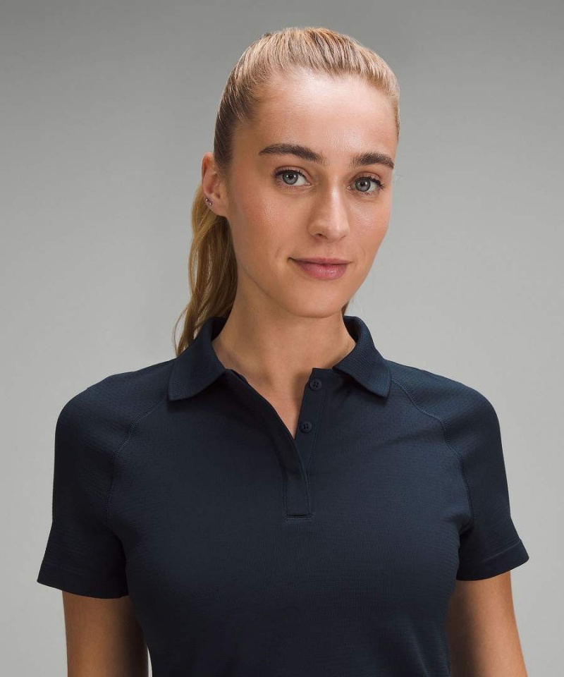 Lululemon Swiftly Tech Korta-Sleeve Piketröja Dam Marinblå Marinblå Sverige | RCSZOM478