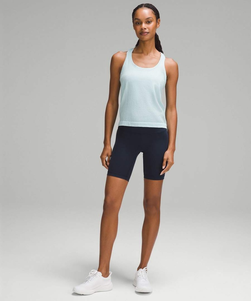 Lululemon Swiftly Tech Racerback 2.0 Race Length Linne Dam Blå Sverige | BDMWTO258