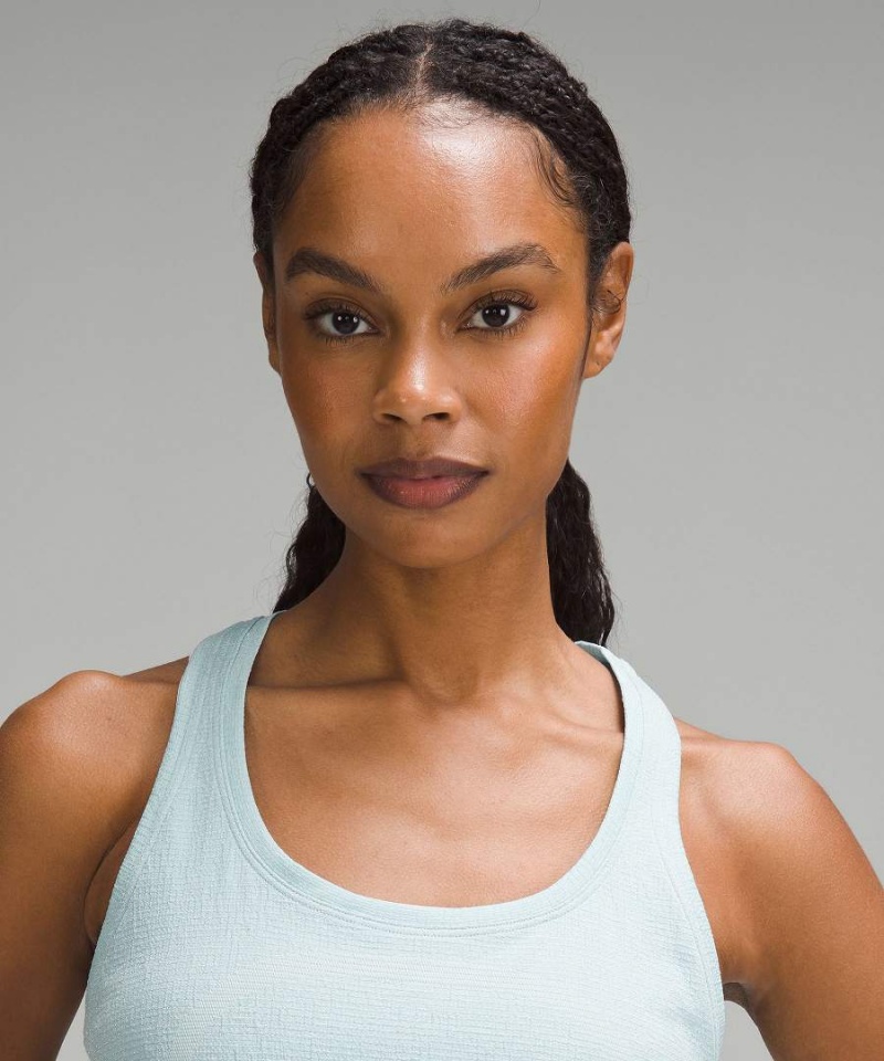 Lululemon Swiftly Tech Racerback 2.0 Race Length Linne Dam Blå Sverige | BDMWTO258