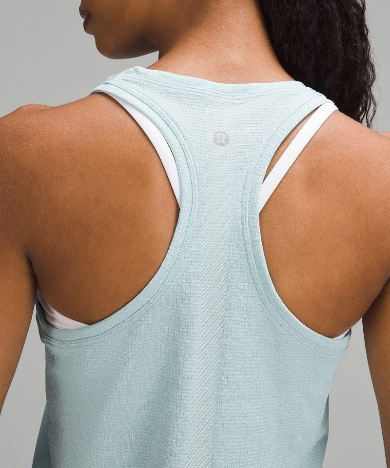 Lululemon Swiftly Tech Racerback 2.0 Race Length Linne Dam Blå Sverige | BDMWTO258
