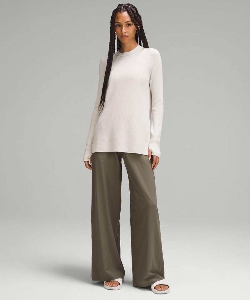 Lululemon Take It All In Bomull-Blend Tröjor Dam Vita Sverige | WRYJTX951