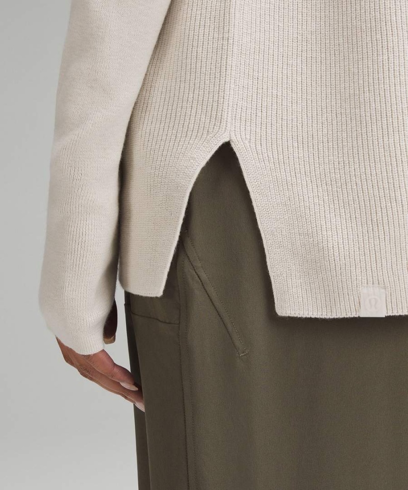 Lululemon Take It All In Bomull-Blend Tröjor Dam Vita Sverige | WRYJTX951