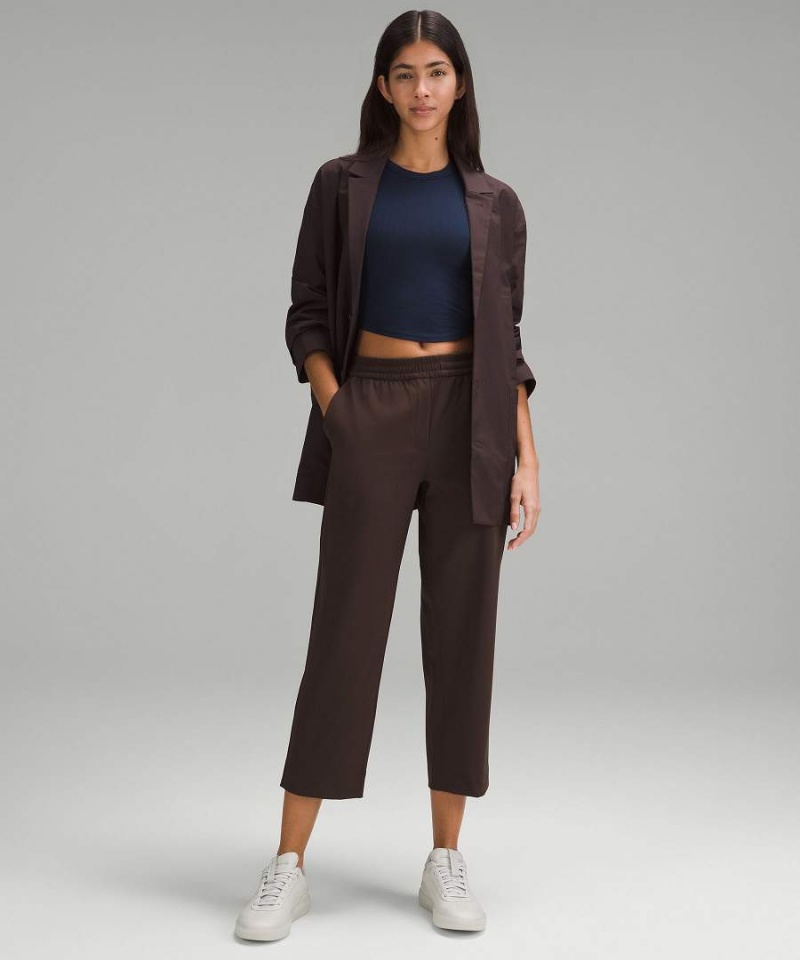 Lululemon Tapered-Leg Mid-Rise Crop 25
