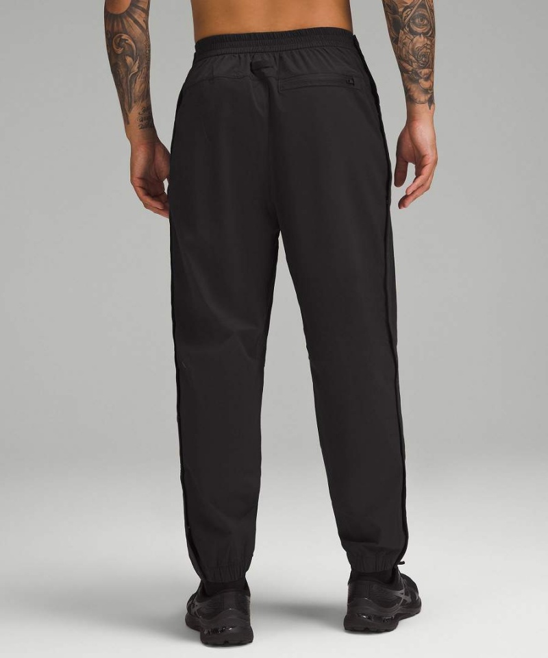 Lululemon Tear-Away Track Byxor Herr Svarta Sverige | DGMBZE185