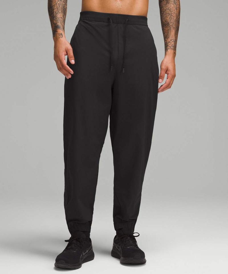 Lululemon Tear-Away Track Byxor Herr Svarta Sverige | DGMBZE185