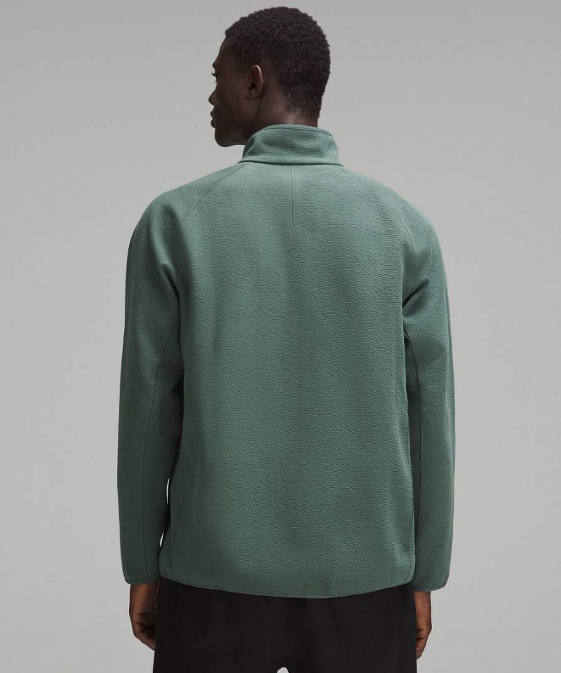 Lululemon Textured Spacer Anorak Tröjor Herr Mörkgröna Sverige | GXQNJI354