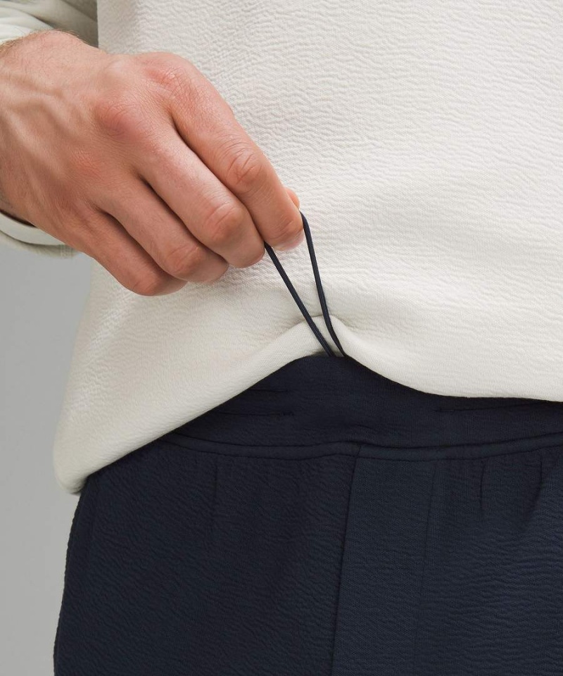 Lululemon Textured Spacer Klassiska-Tapered Joggingbyxor Herr Marinblå Sverige | QUSMYO635