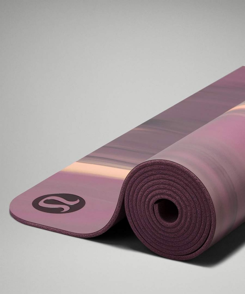 Lululemon The (Big) Mat Made With FSC™ Certified Rubber Marble Yogamattor Dam Lila Grå Korall Lila Sverige | CVGATL245
