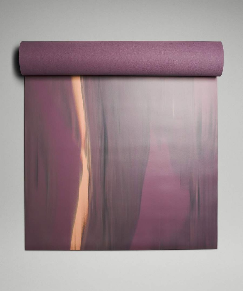 Lululemon The (Big) Mat Made With FSC™ Certified Rubber Marble Yogamattor Dam Lila Grå Korall Lila Sverige | CVGATL245