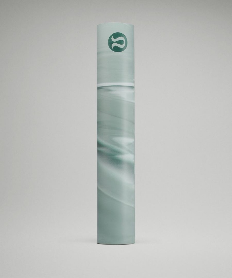 Lululemon The (Big) Mat Made With FSC™ Certified Rubber Marble Yogamattor Dam Silver Blå Turkos Blå Silver Blå Sverige | EFASMB804