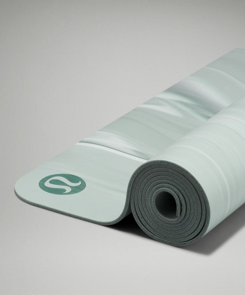 Lululemon The (Big) Mat Made With FSC™ Certified Rubber Marble Yogamattor Dam Silver Blå Turkos Blå Silver Blå Sverige | EFASMB804