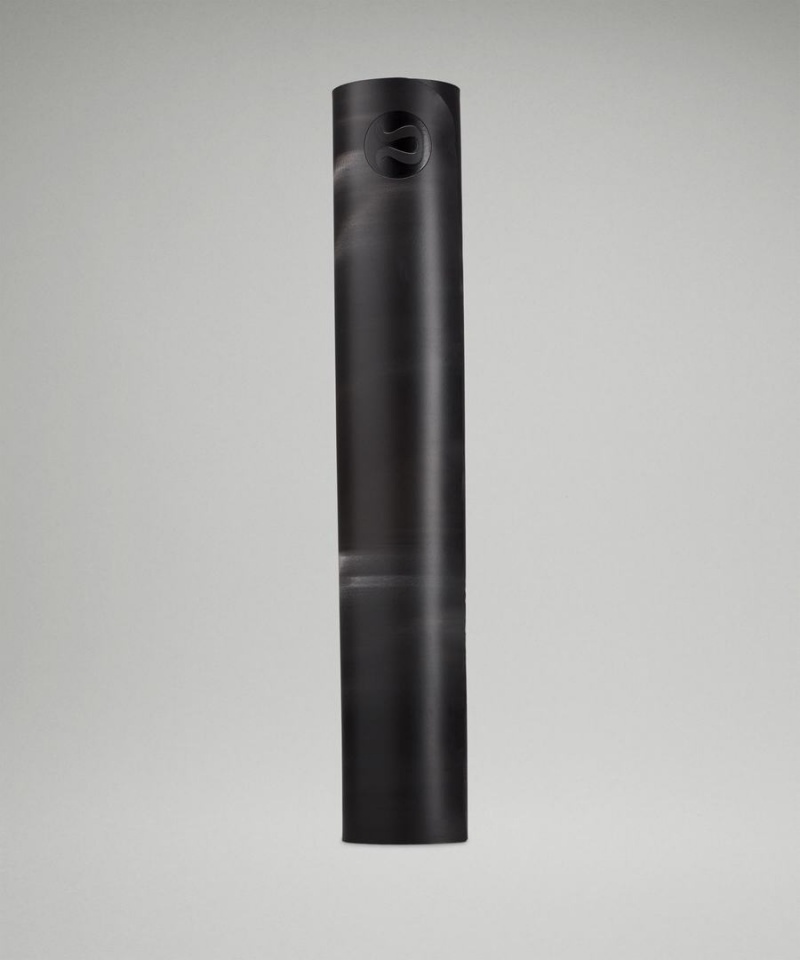 Lululemon The (Big) Mat Made With FSC™ Certified Rubber Marble Yogamattor Dam Svarta Vita Svarta Sverige | XLRFOQ456