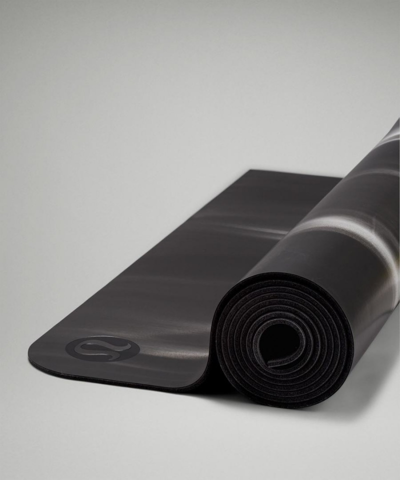 Lululemon The (Big) Mat Made With FSC™ Certified Rubber Marble Yogamattor Dam Svarta Vita Svarta Sverige | XLRFOQ456