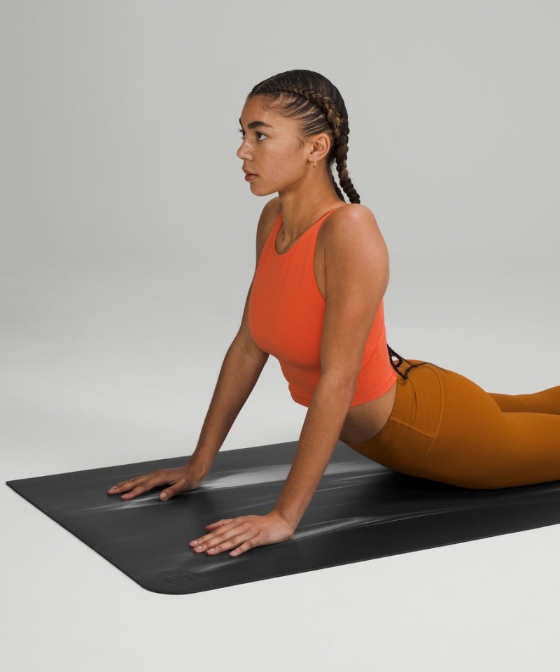 Lululemon The (Big) Mat Made With FSC™ Certified Rubber Marble Yogamattor Dam Svarta Vita Svarta Sverige | XLRFOQ456