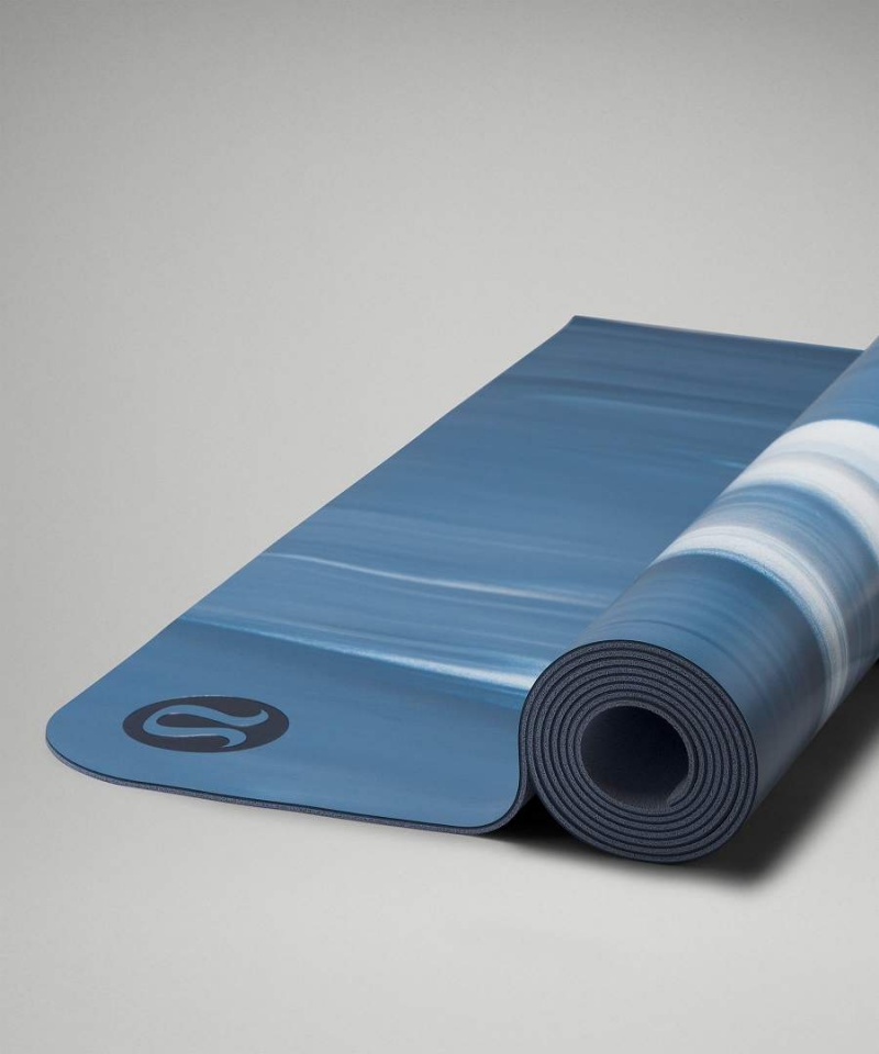 Lululemon The Mat 3mm Made With FSC™ Certified Rubber Yogamattor Dam Blå Blå Vita Blå Sverige | PGLWIU637