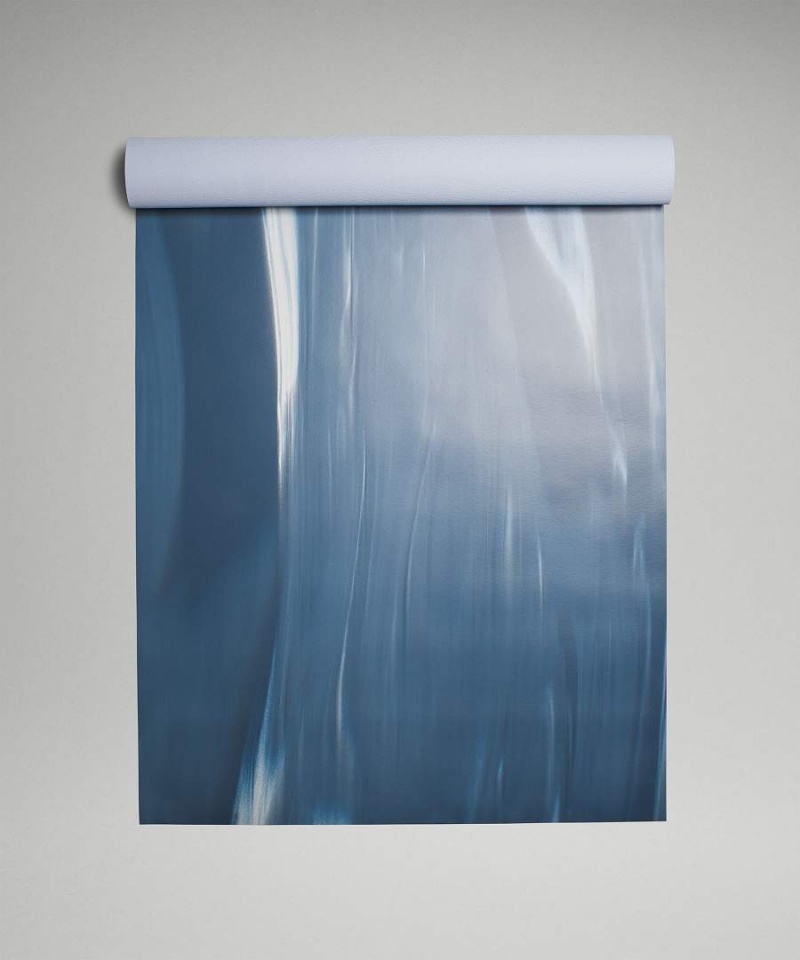 Lululemon The Mat 3mm Made With FSC™ Certified Rubber Yogamattor Dam Blå Blå Vita Blå Sverige | PGLWIU637