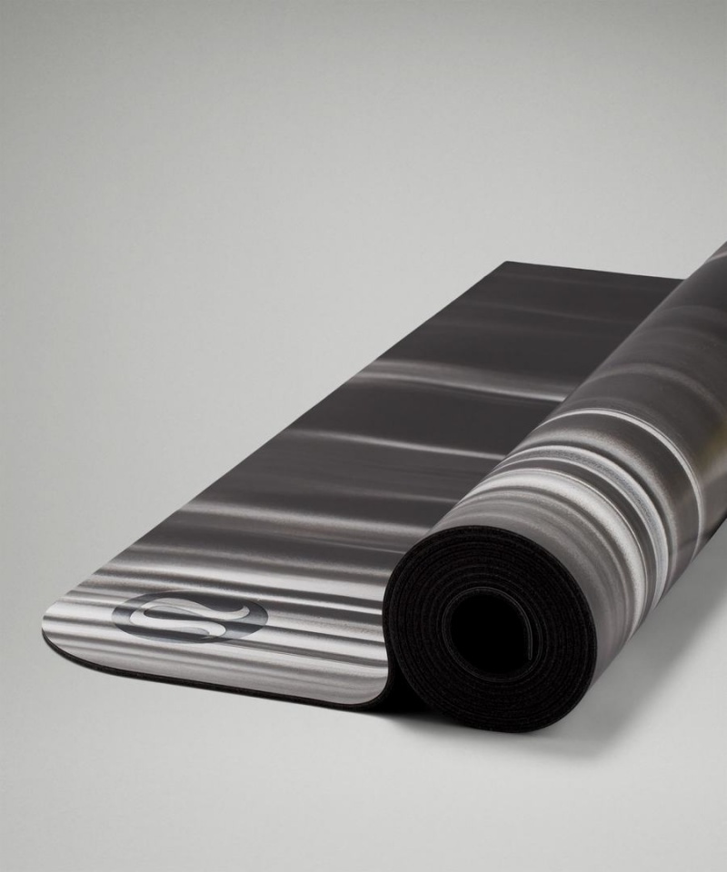 Lululemon The Mat 3mm Made With FSC™ Certified Rubber Yogamattor Dam Svarta Vita Svarta Sverige | ULQKDP791