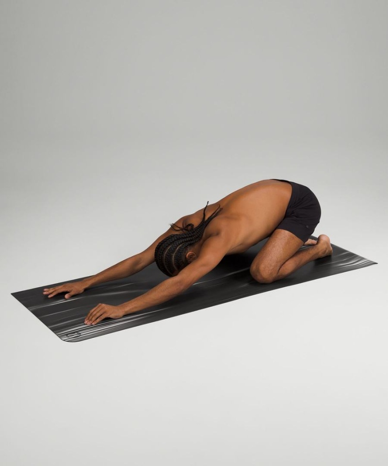 Lululemon The Mat 3mm Made With FSC™ Certified Rubber Yogamattor Dam Svarta Vita Svarta Sverige | ULQKDP791