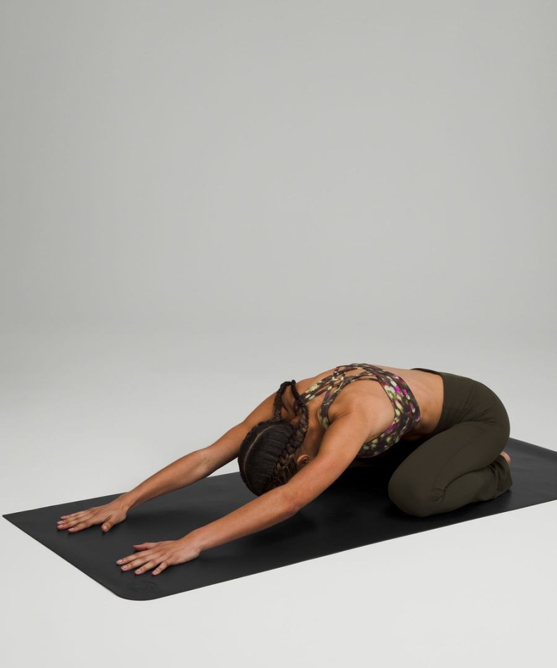 Lululemon The Mat 3mm Made With FSC™ Certified Rubber Yogamattor Dam Svarta Sverige | NFGKZJ359