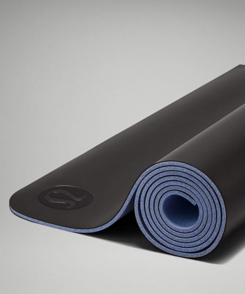 Lululemon The Mat 5mm Made With FSC™ Certified Rubber Logo Yogamattor Dam Svarta Blå Beige Sverige | JICRQT578