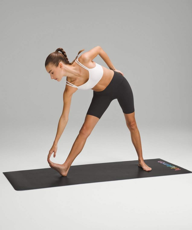 Lululemon The Mat 5mm Made With FSC™ Certified Rubber Logo Yogamattor Dam Svarta Blå Beige Sverige | JICRQT578