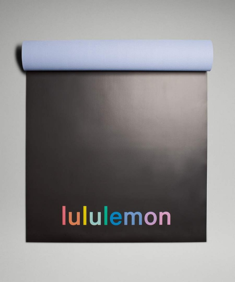 Lululemon The Mat 5mm Made With FSC™ Certified Rubber Logo Yogamattor Dam Svarta Blå Beige Sverige | JICRQT578
