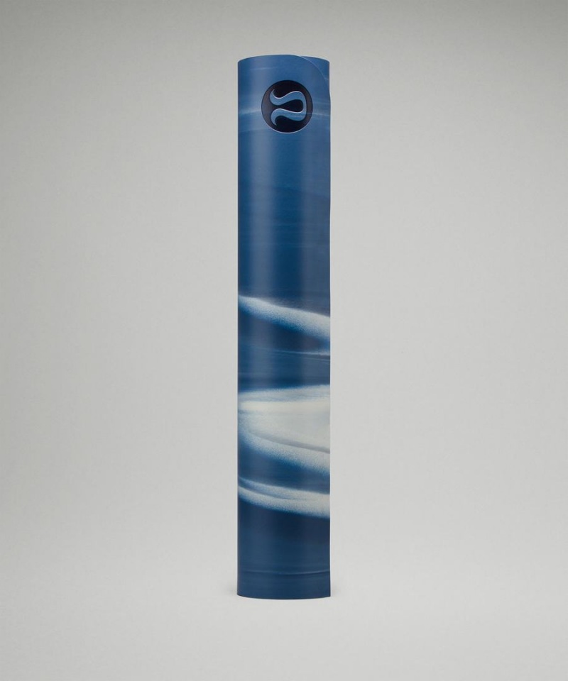 Lululemon The Mat 5mm Made With FSC™ Certified Rubber Yogamattor Dam Blå Blå Vita Blå Sverige | CQLTRF785