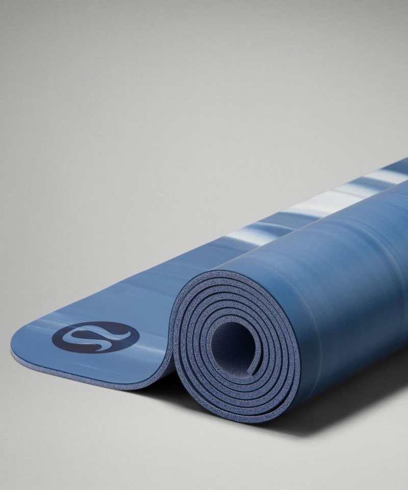 Lululemon The Mat 5mm Made With FSC™ Certified Rubber Yogamattor Dam Blå Blå Vita Blå Sverige | CQLTRF785