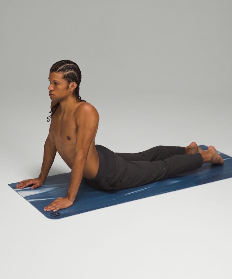 Lululemon The Mat 5mm Made With FSC™ Certified Rubber Yogamattor Dam Blå Blå Vita Blå Sverige | CQLTRF785