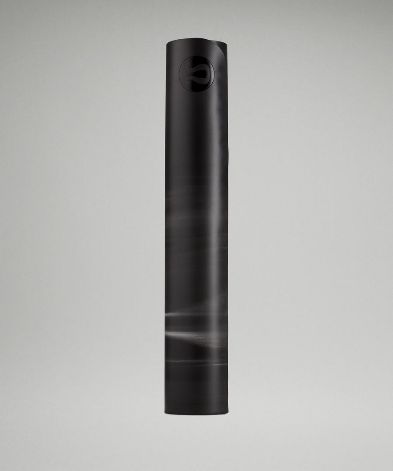 Lululemon The Mat 5mm Made With FSC™ Certified Rubber Yogamattor Dam Svarta Vita Svarta Sverige | QZJBCR638