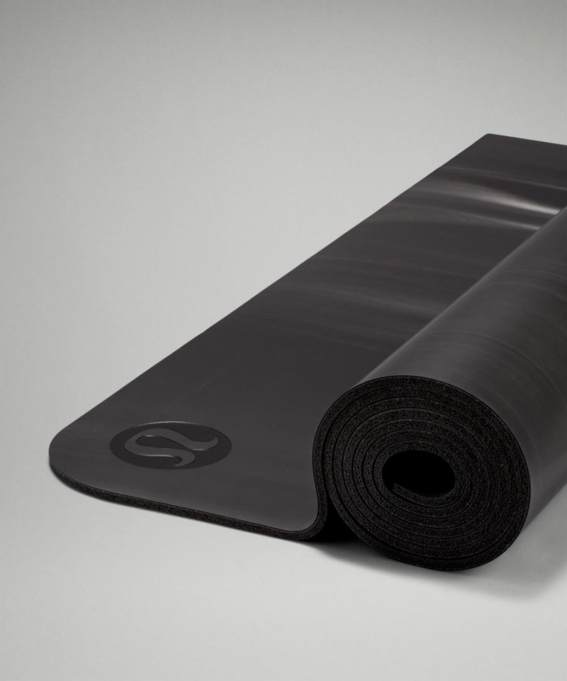Lululemon The Mat 5mm Made With FSC™ Certified Rubber Yogamattor Dam Svarta Vita Svarta Sverige | QZJBCR638