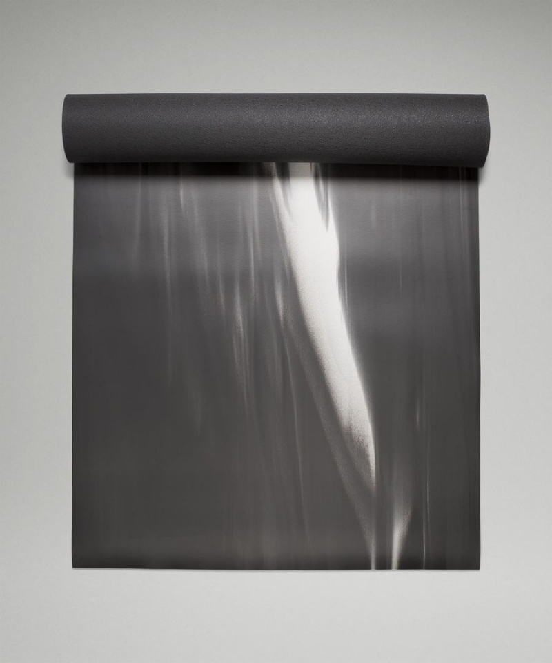 Lululemon The Mat 5mm Made With FSC™ Certified Rubber Yogamattor Dam Svarta Vita Svarta Sverige | QZJBCR638