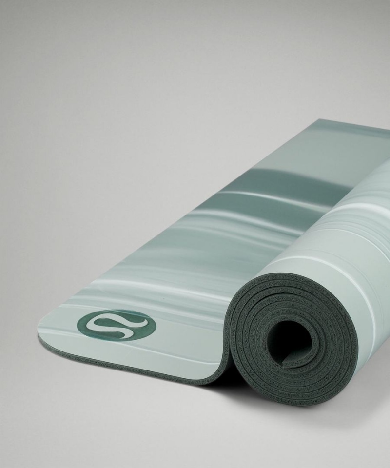 Lululemon The Mat 5mm Made With FSC™ Certified Rubber Yogamattor Dam Silver Blå Turkos Blå Silver Blå Sverige | SEBODN245