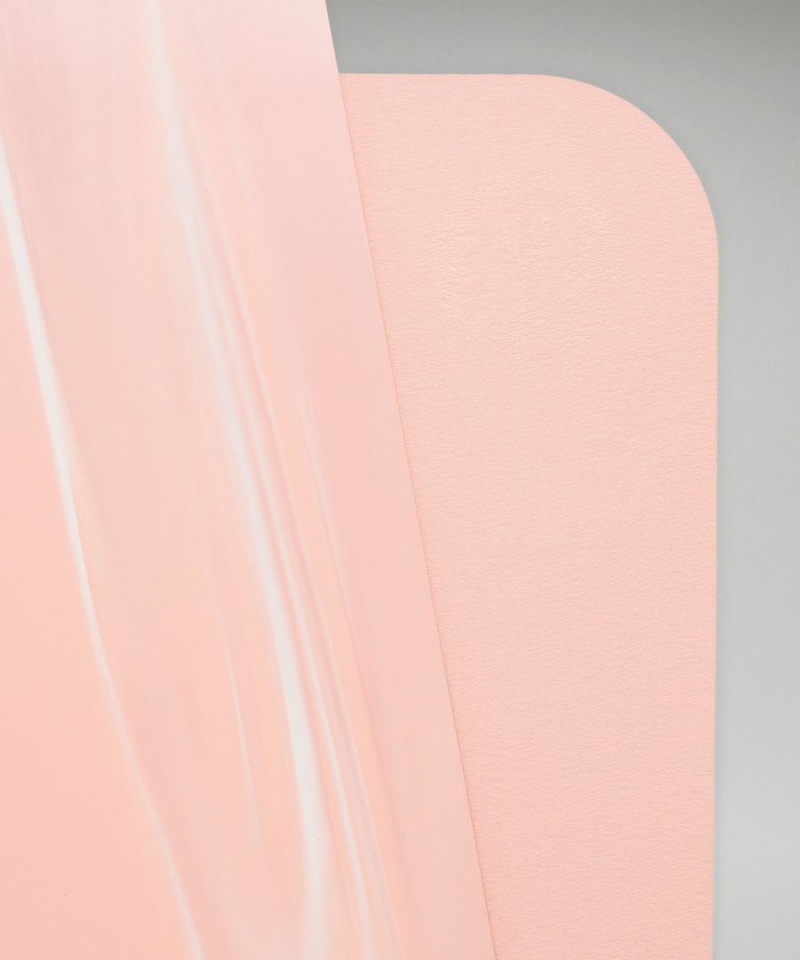 Lululemon The Mat 5mm Made With FSC™ Certified Rubber Yogamattor Dam Rosa Rosa Vita Rosa Sverige | WPTGJO865