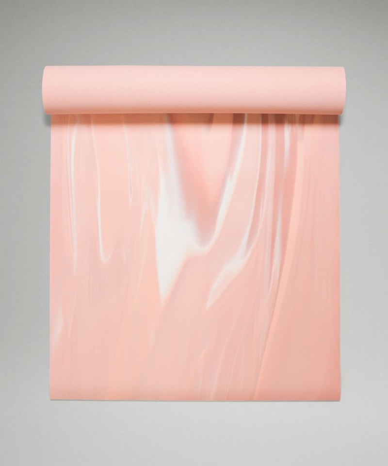 Lululemon The Mat 5mm Made With FSC™ Certified Rubber Yogamattor Dam Rosa Rosa Vita Rosa Sverige | WPTGJO865