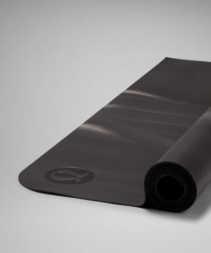 Lululemon The (Un) Mat Made With FSC™ Certified Rubber Marble Yogamattor Dam Svarta Vita Svarta Sverige | LACVYG510