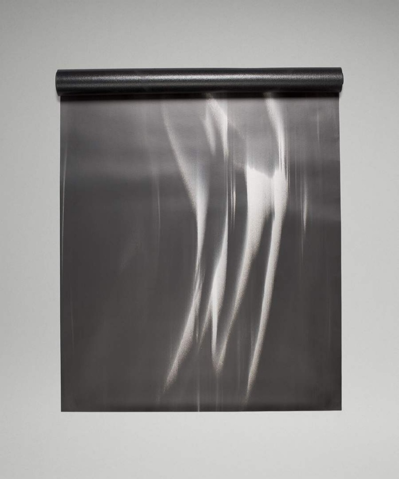 Lululemon The (Un) Mat Made With FSC™ Certified Rubber Marble Yogamattor Herr Svarta Vita Svarta Sverige | NVJQTS975