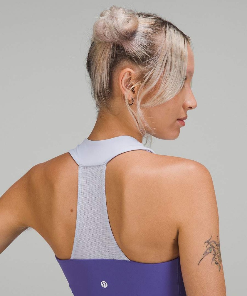 Lululemon Throwback Scoop Neck Linne Dam Indigo Blå Sverige | DTJWZU851