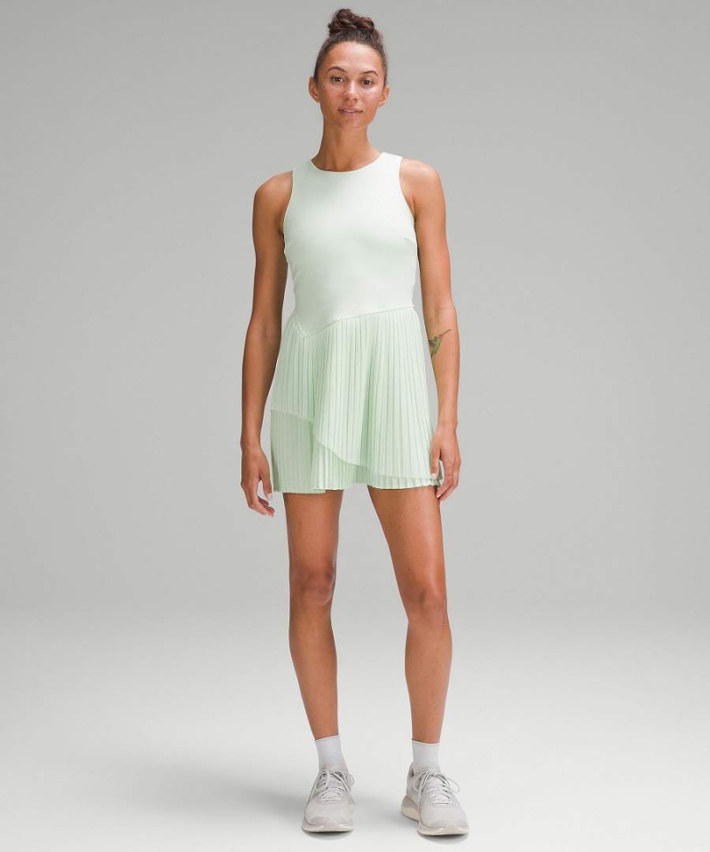 Lululemon Tiered Pleats Tennis Klänning Dam Gröna Sverige | NQZCBW135