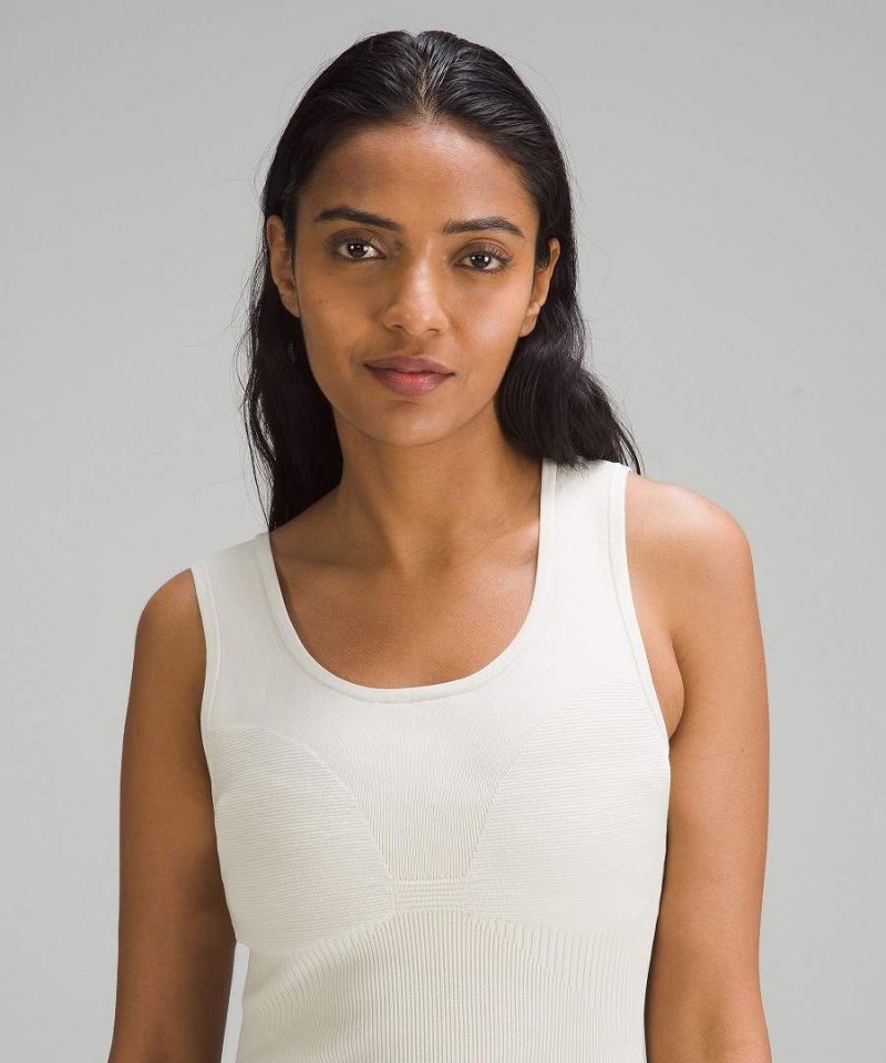Lululemon Tight-Fit Knit Tank Klänning Dam Beige Sverige | VRDESX140