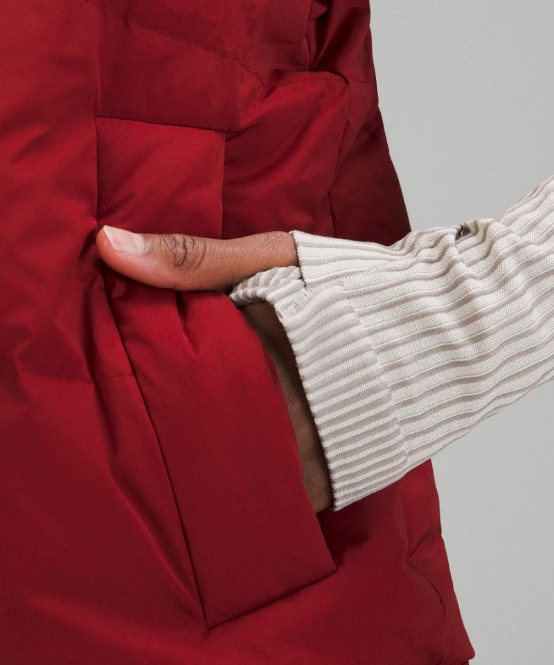 Lululemon Transformable Parka Dam Mörkröda Sverige | JGPEHB534