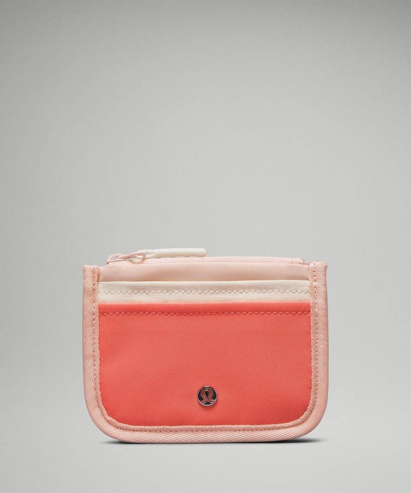Lululemon True Identity Card Case Dam Rosa Vita Vita Grädde Sverige | CTBFVI375