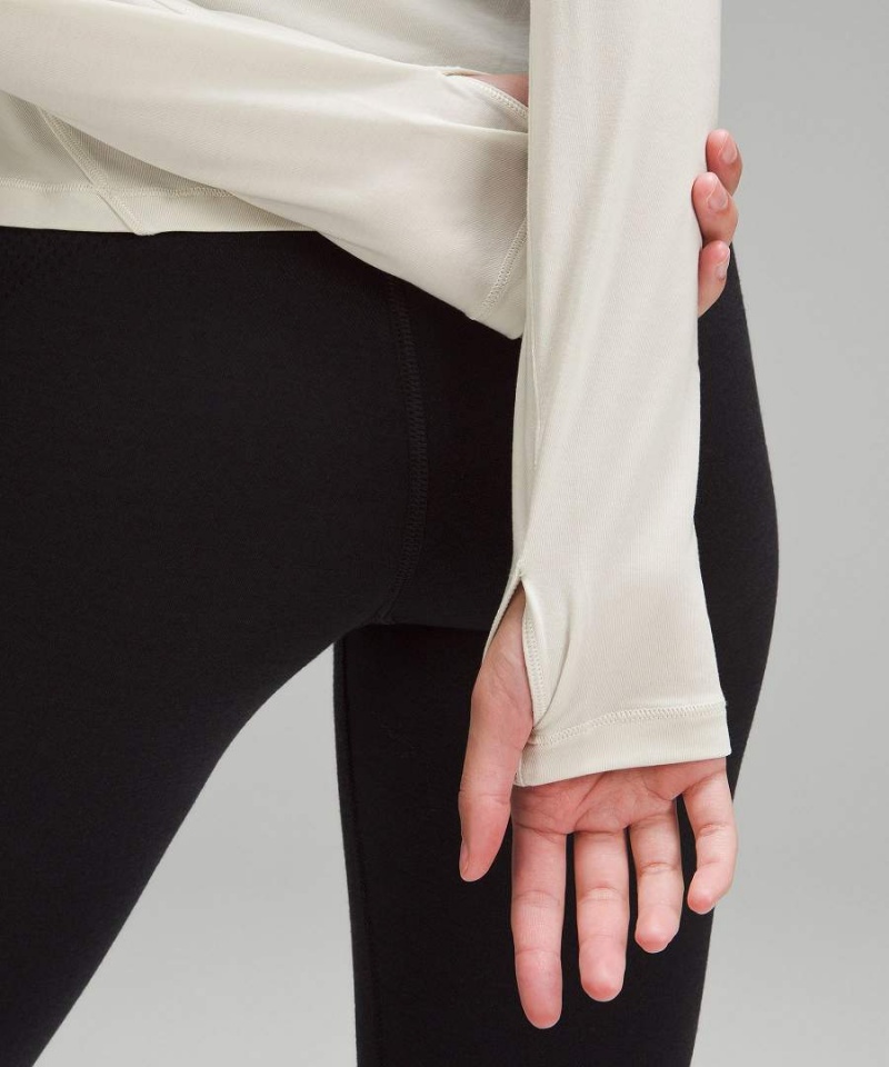 Lululemon Turtleneck Base Layer Långärmad Tröja Dam Beige Sverige | LNRWSM138
